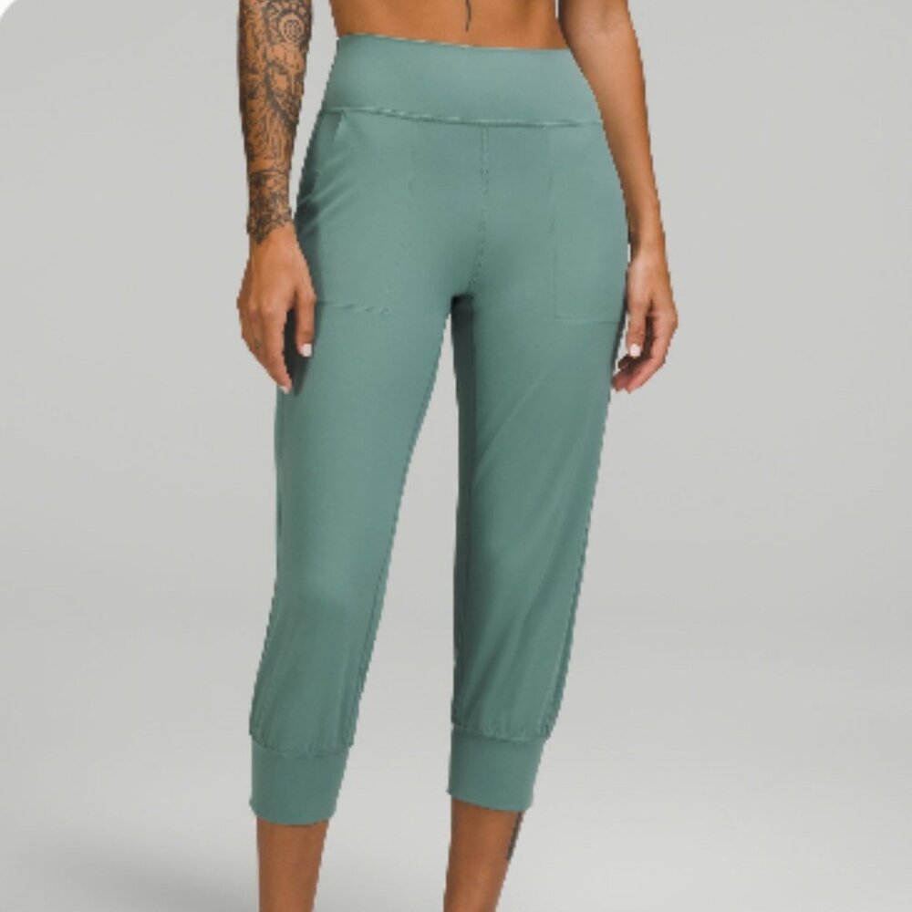 Lululemon Align High-Rise Cropped Jogger Teal Size 8